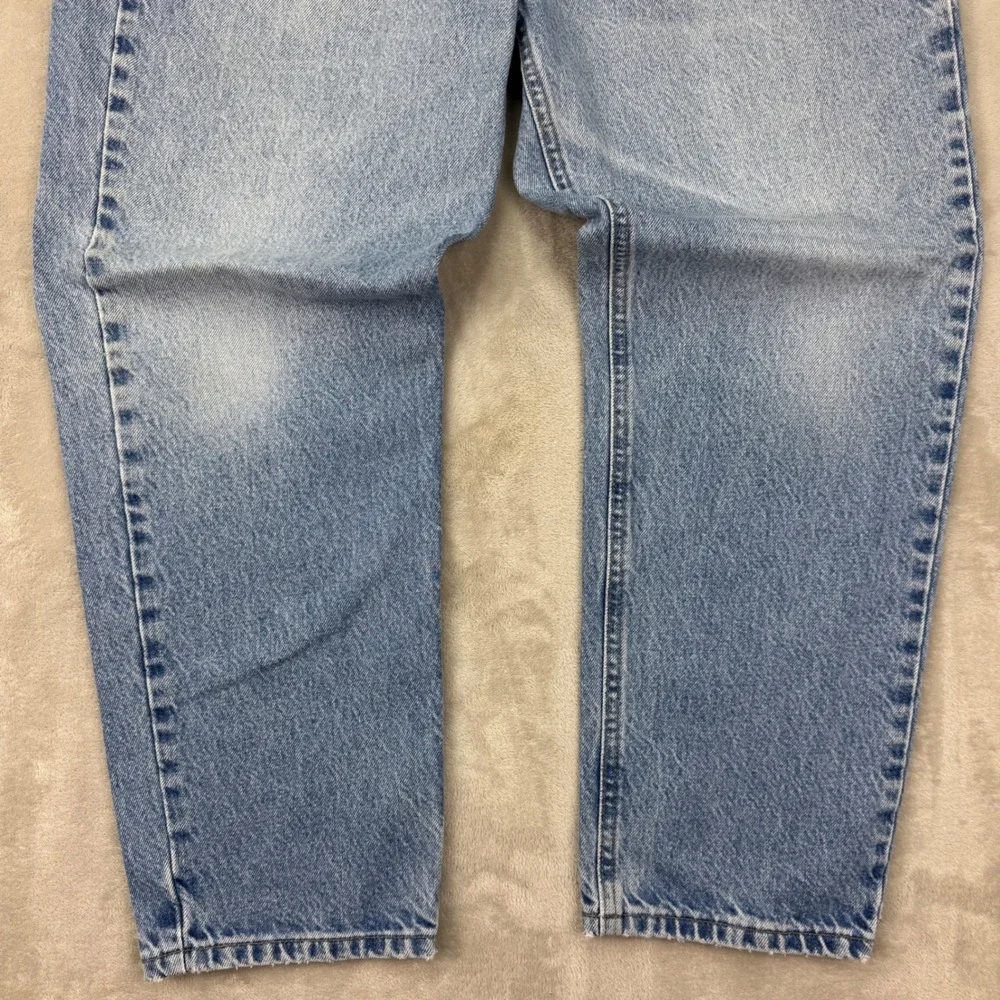 Carhartt B17-DST Jeans Mens 36x28 Blue Relaxed Fit Vintage Faded Workwear Denim